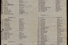 lijst leerlingen 1942-1943