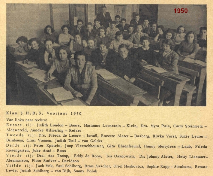 1949-1950-voorjr-klas 3HBS-met namen