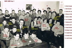 1955-1956-klas 1 met namen in foto