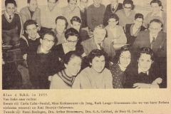 1955-klas 4HBS-met namen