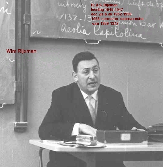 1963-1964-docent-rector-Wim Rijxman