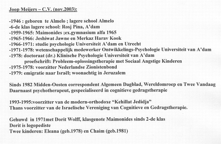 Joop Meijers-cv-bij ex.1965