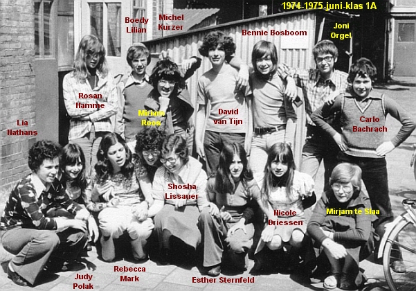 1974-1975-klas 1 A-juni-met namen