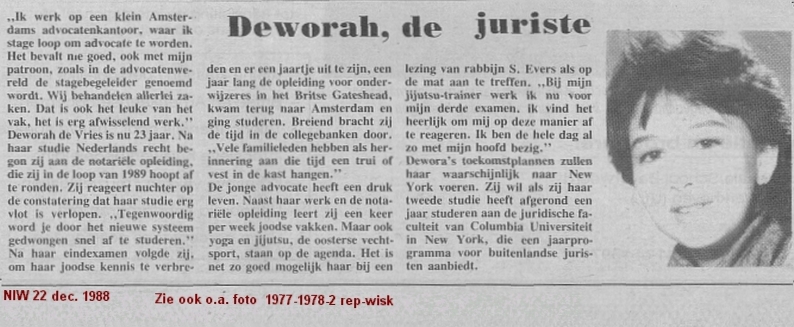 NIW-1988-bij 1977-1978-Deworah